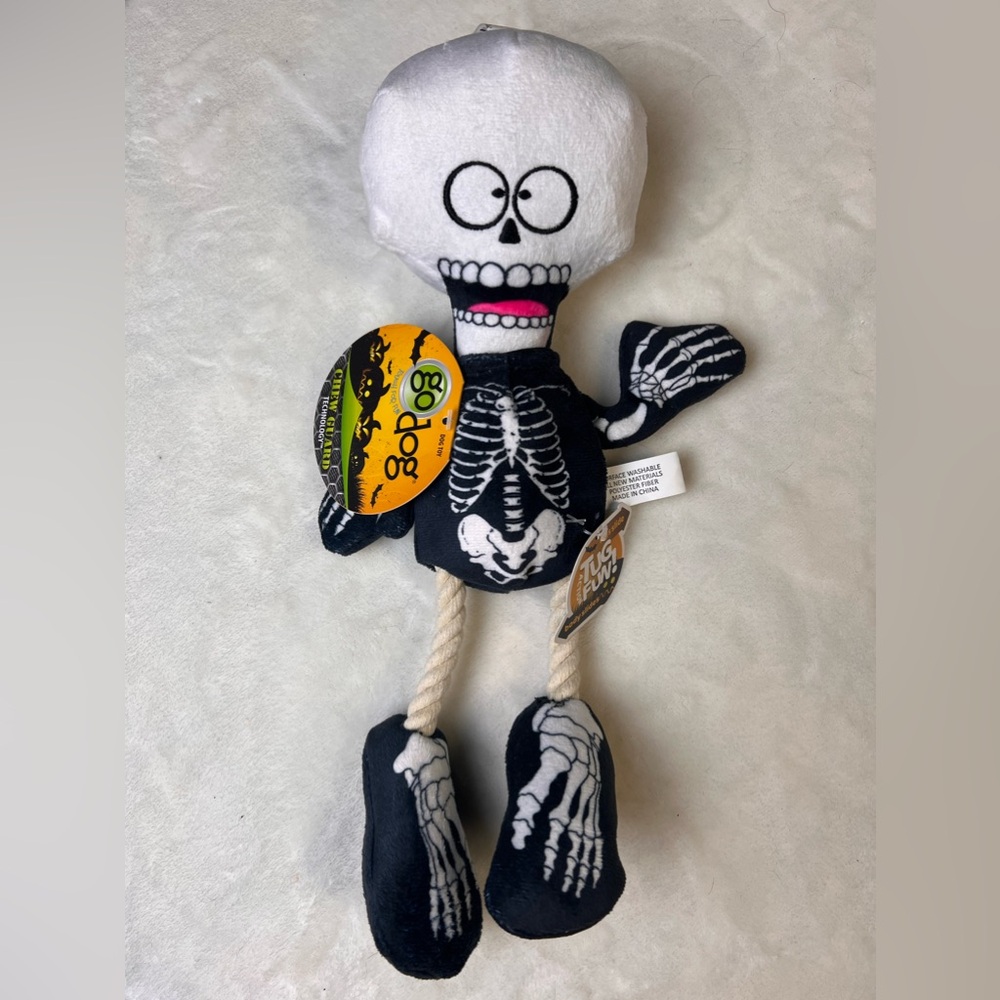 Go dog true guard technology skeleton Halloween themed dog toy